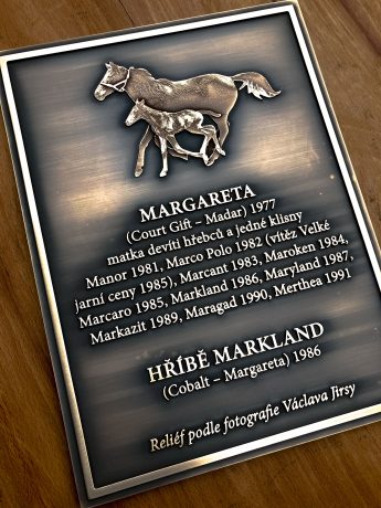 realizace - Messing-Gedenktafel Margareta und Markland