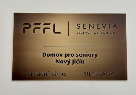 realizace - Messing-Gedenktafel Seniorenheim Nový Jičín
