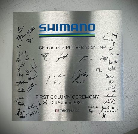realizace - Pamětní deska SHIMANO